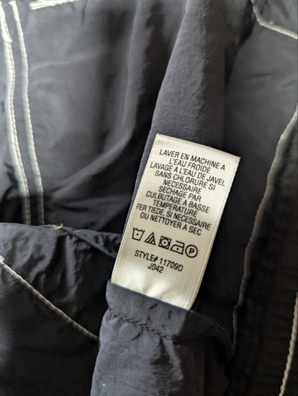 Y2K Juicy Couture Black Windbreaker Jacket Size Large